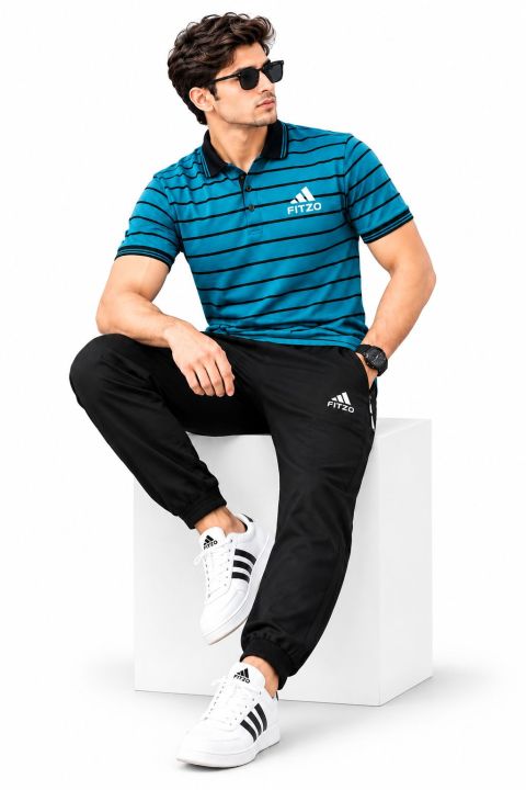 Men's%20Blue%20Black%20Polo%20Tracksuit%20Set%20%7C%20Striped%20Shirt%20&%20Trouser%20-%20Image%205