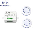 AXUS 110V 220V Mini Receiver 433HMz Wireless Round Button Remote RF Safey Switch Module 2200W Fr Home LED Lamp Bulb. 
