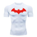 Bat Graphic Compression Shirts for Men Short Sleeve Rash Guard Gym Workout Running Tshirt Summer Athletic Quick Dry Tees Tops. 