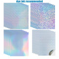 Holographic Printable Sticker Paper for Inkjet 10 Pcs  Vinyl Sticker Printable Paper, Waterproof Glossy Sticker Dries Quickly A4. 