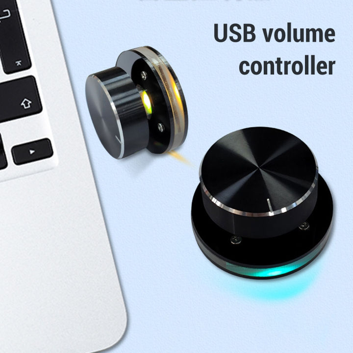 USB%20Volume%20Control%20Multimedia%20Controller%20Knob%20USB%20Volume%20Control%20Knob%20360%20Degree%20Rotating%20Plug%20and%20Play%20with%20RGB%20Light%20for%20PC%20-%20Image%204