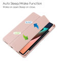 360 ° rotating clear back flip case cover Xiaomi pad 5/pad 6 with pen holder use for Xiaomi pad 5 / Xiaomi pad 6 luxury leather case Smart with pencil holder (11.0). 