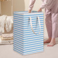 75L Large Laundry Basket Bag Freestanding Clothes Basket Laundry Hamper Collapsible Tall Washing Basket With Extended Handles. 
