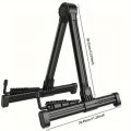 Adjustable Guitar Stand - Folding Free-Standing Holder for Acoustic, Electric, Bass, Guitar, Mandolin, Banjo, Ukulele & Violin. 