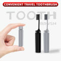Portable Compact Charcoal Folding Toothbrush - Perfect for TravelCamping, and Hiking - Easy to Take and Efficient Teethbrush.
