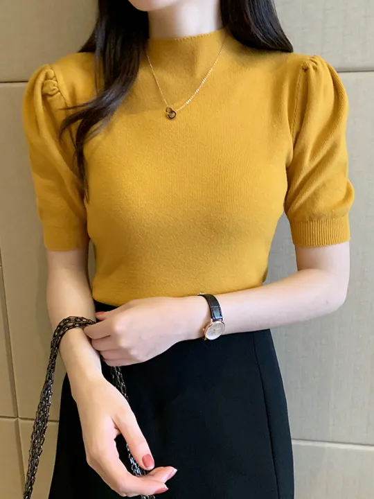 Blusas%20Mujer%20De%20Moda%202023%20Verano%20Short%20Sleeve%20White%20Knitted%20Sweater%20Women%20Pullovers%20Women%20Tops%20Knit%20Women%20Sweater%20Sweaters%20G03%20-%20Image%203
