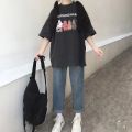 Lh.sunshine T-shirt⚡Cartoon matrix screen work can be worn on all occasions.💕Girls. 