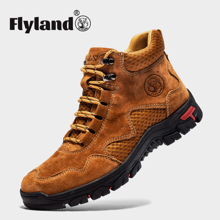 FLYLAND%20Men's%20Ankle%20Boots%20Casual%20Leather%20Shoes%20Fashion%20Vintage%20Hand%20Stitching%20Soft%20Business%20Handmade%20Shoes%20-%20Image%207