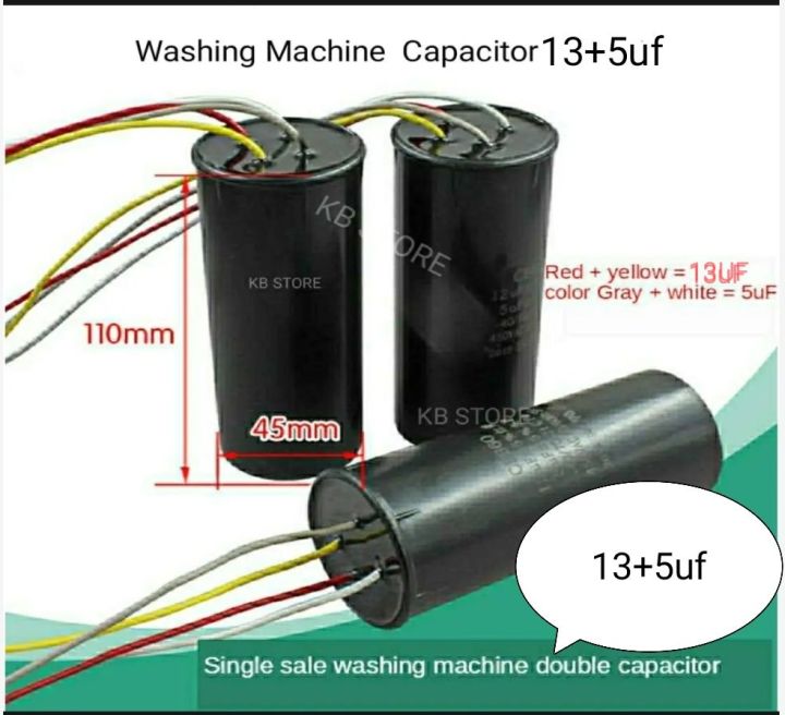 13+5uf Washing Machine Capacitor