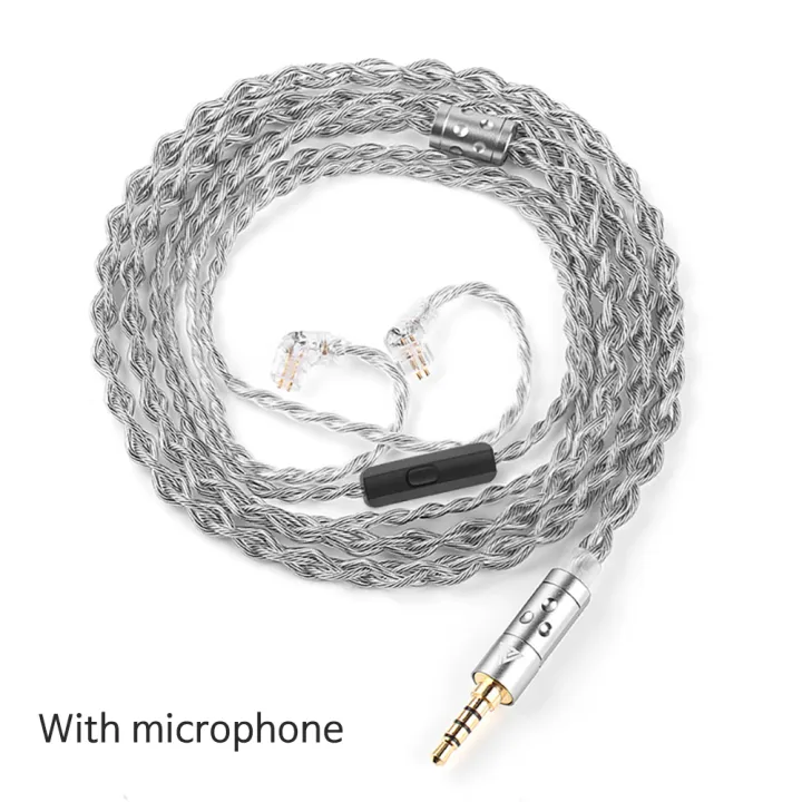 QKZ%20T7%20336%20Core%20Silver-Plated%20Earphone%20Upgrade%20Cable%20HiFi%204-Strand%20%203.5MM/2Pin%20Eearphone%20Cable%20for%20QKZ%20ZXN%20HBB%20ZXT%20VK4%20EDX%20-%20Image%208