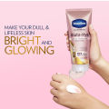 Vaseline Gluta-Hya Dewy Radiance Lotion for Face & Body | Gives Brighter Skin | Glutathione & Niacinamide Infused Moisturizer, 200ml. 