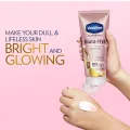Vaseline Gluta-Hya Dewy Radiance Lotion for Face & Body | Gives Brighter Skin | Glutathione & Niacinamide Infused Moisturizer, 200ml. 