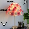 2 Pcs Unique Desk Flower Pair Of Table Lamp Pair 2 Pcs Study Lamp Decoration Lamp House Decoration Piece Sunset Lamp Rose Table Lamp For Desktop Work Lighting Bedroom Beside Room Lamp Beoutiful Weading Gift For Girl And Other Party Gift Rose Flower Lamp.. 