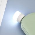 USB Night Light Mini LED Night Light USB Plug Lamp Power Bank Charging USB Book Lights Small Round Reading. 