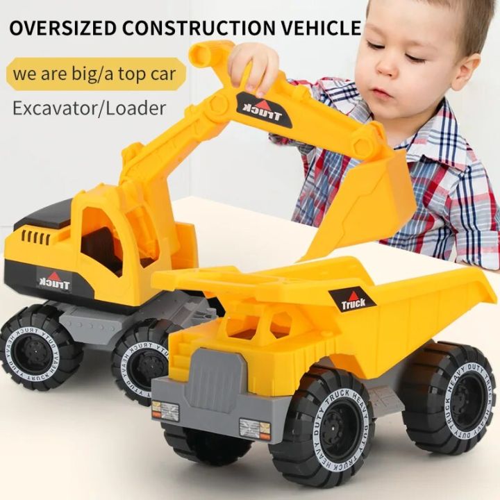 Large%20Size%20Dump%20Truck%20Three%20Year%20Old%20Boy%20Loading%20Soil%20Engineering%20Car%20Toy%20Excavator%20-%20Image%202