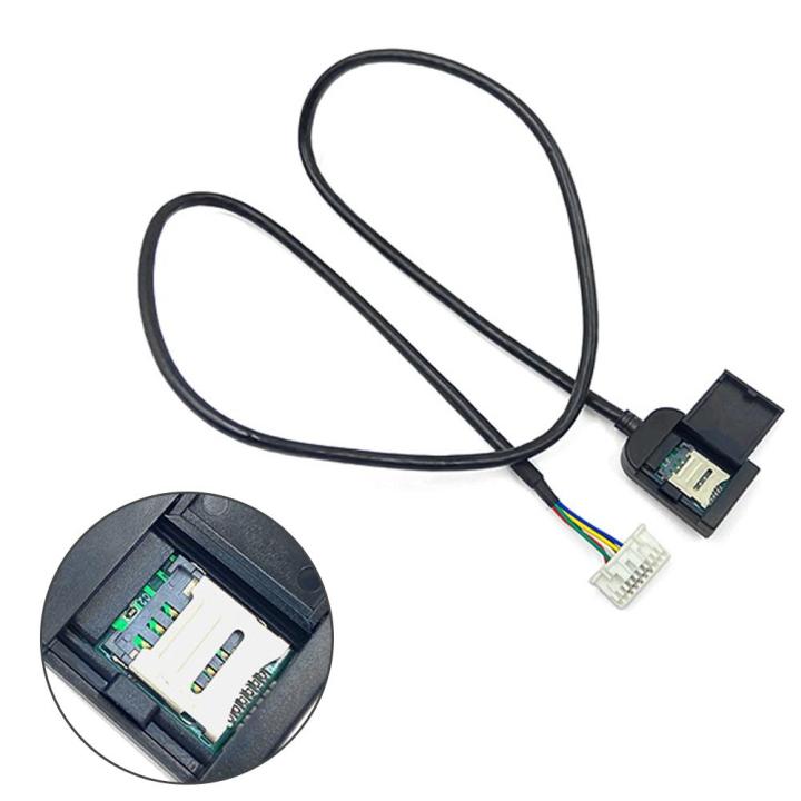 Sim Card Slot Adapter For Android Radio Multimedia GPS 4G 20pin Cable Connector Car Accsesories Wires