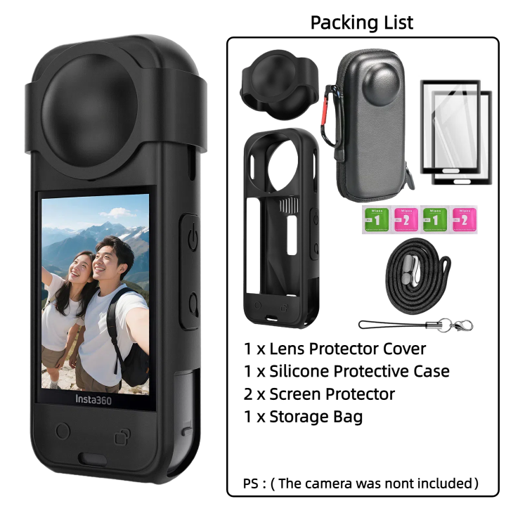 For%20Insta%20360%20X5%20Camera%20Protective%20Accessory%20Kit%20Lens%20Guard/Silicone%20Protective%20Cover/Screen%20Protectors/Camera%20Case%20-%20Image%207