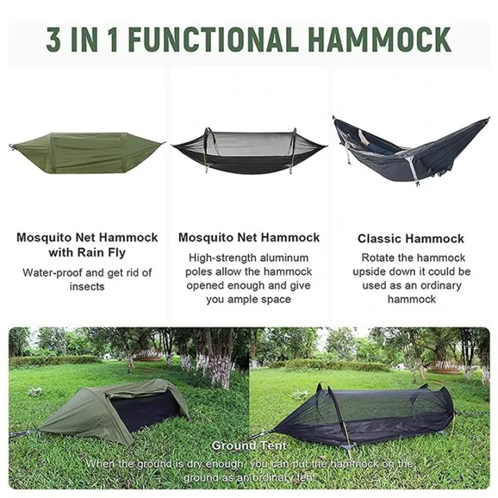 3-in-1%20Tunnel%20Mosquito%20Net%20Hammock%20with%20Waterproof%20Rainfly%20-%20Tree%20Tent%20for%20Solo%20Camping,%20Lightweight%20&%20All-Weather%20Protection%20-%20Image%203