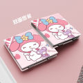 Sanrio Hello Kitty Mirror Portable Small Mirror Kuromi Portable Folding Mirrors Double-Sided Pattern Makeup Gift For Girl. 