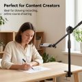 Horizontal Tripod for Phone Smartphone Table Overhead Tripod Stand for Mobile Cellphone Filming Photography Articulated Arm. 