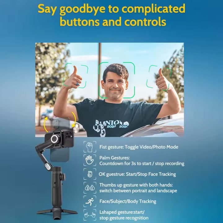 AOCHUAN%20Gimbal%20Stabilizer%203-Axis%20Smart%20X%20Pro%20Professional%20for%20Smartphone%20Wireless%20Charging%20OLED%20Display%20LED%20Light%20Focus%20Wheel%20-%20Image%205