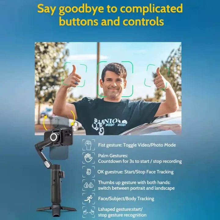 AOCHUAN%20Gimbal%20Stabilizer%203-Axis%20Smart%20X%20Pro%20Professional%20for%20Smartphone%20Wireless%20Charging%20OLED%20Display%20LED%20Light%20Focus%20Wheel%20-%20Image%205