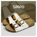 Leather Sandal For Men And Women Beach Sandals 2025 Designer Men's Shoes Women Comfortable Slipper Original Brands Shoes Summer.