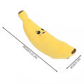 Pets Calming-Banana Plush Toy Squeaky 2 In 1 Anxiety Boredom Relief Dog Chewing Toys Soft Sturdy For Pet Alone Companion. 