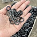 Black Spring washer black steel nut nut size M3 M4 M5 M6 M8 M10 M12 M14 M16 M24 din127. 