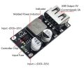 HW-298 DC~DC Step Down Fast Charging Quick Charge 3.0 USB Converter 6-32V DC to 5V~12V 18W Charger Module.