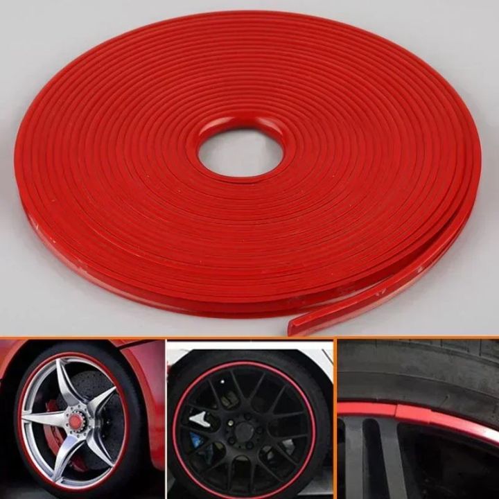 Roll Rim Blades Car Vehicle Color Wheel Rims Protectors Decor Strip ...
