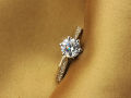 Luxury 925 Sterling Silver Classic Ring for Women Six claw jewelry simple 70ct diamond ring imitation diamond women's ring.