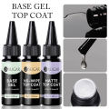 UR SUGAR 30ML Base Gel No Wipe Top Coat Nail Art Soak Off UV LED Matte Top Coat Nail Gel Polish Manicure Functional Gel Varnish. 