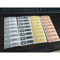Sticker'' reflective sticker enkei''💯% ️ Ready cut. 