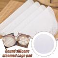 2pcs Steamer Mat Silicone Non Stick Steamer Cloth Food Grade Steamed Bun Mantou Mat Cage Drawer Cloth High Temperature Resistant. 