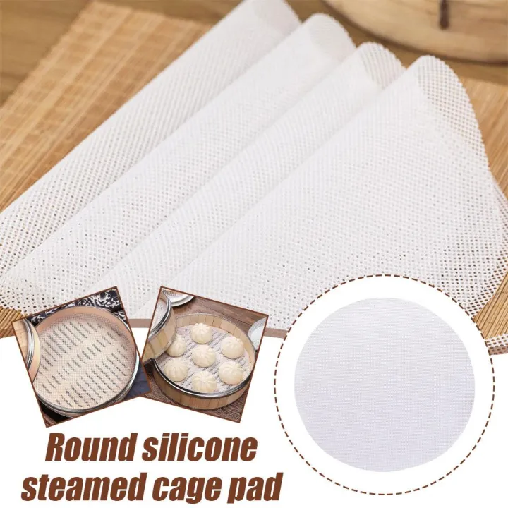 2pcs%20Steamer%20Mat%20Silicone%20Non%20Stick%20Steamer%20Cloth%20Food%20Grade%20Steamed%20Bun%20Mantou%20Mat%20Cage%20Drawer%20Cloth%20High%20Temperature%20Resistant%20-%20Image%202