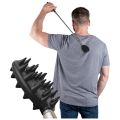 Extendable Cactus Back Scratcher with 1/4-inch & 1/2-inch Spikes, Retractable One-Hand Itch Stick for Men & Women, Durable PVC. 