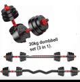Csn 30Kg Dumbbell Set Adjustable + Straight Connector + Curve Connector. 