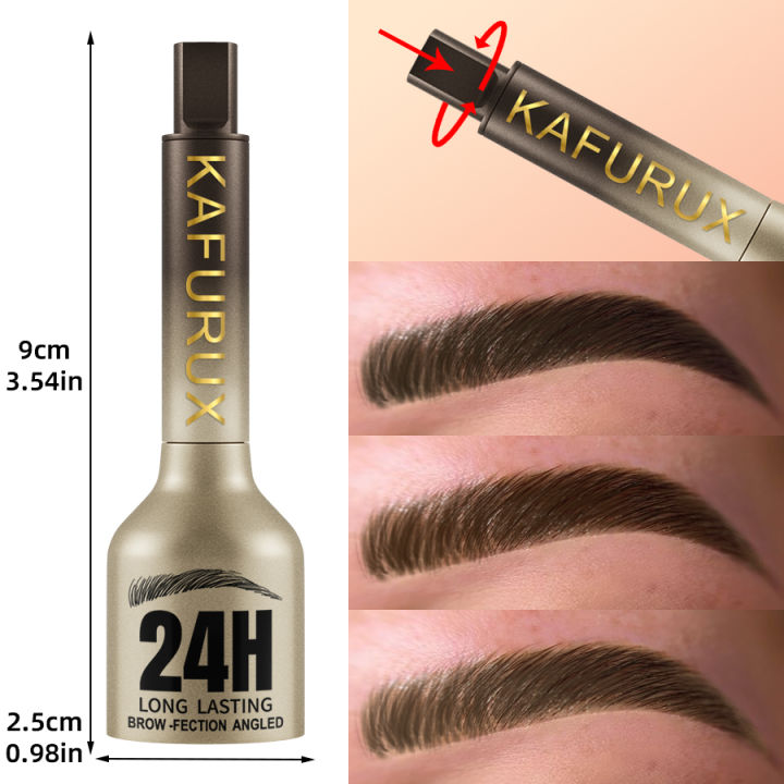 3D%20Dye%20Eyebrow%20Pencil%20Hairling%20Anti-smudge%20Waterproof%20Long%20Lasting%20Black%20Brown%20Large%20Brush%20Natural%20Wild%20Eyebrow%20Enhancers%20Cream%20-%20Image%203