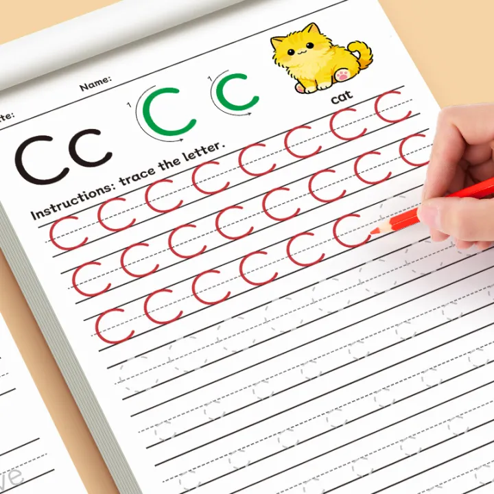 Handwriting Exercise Book ABC and English Number Workbook for Children ...