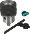 Drill Chucks 3/8-24UNF Threaded 1.5-13mm Capacity with Chuck Key for Electric Impact Corded Cordless Drill. 