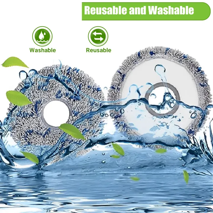 Mop%20Cloth%20Compatible%20For%20Dreame%20X10%20+%20X20%20L20%20Ultra%20L30%20Ultra%20X20%20Pro%20L10s%20Pro%20Ultra%20X40%20Ultra%20X40%20Pro%20S30%20Pro%20Vacuum%20Cleaner%20-%20Image%202