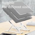 Computer Laptop Stand Portable Multi Purpose Flexible Adjustment Tablet Computer Stand Desktop Elevated Rack Heat Dissipation. 
