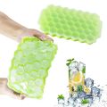 37 Cavity Creative Honeycomb Ice Cube Tray Reusable Silicone Ice Mold Ice cube Maker BPA Free Ice Mould with Removable Lids. 