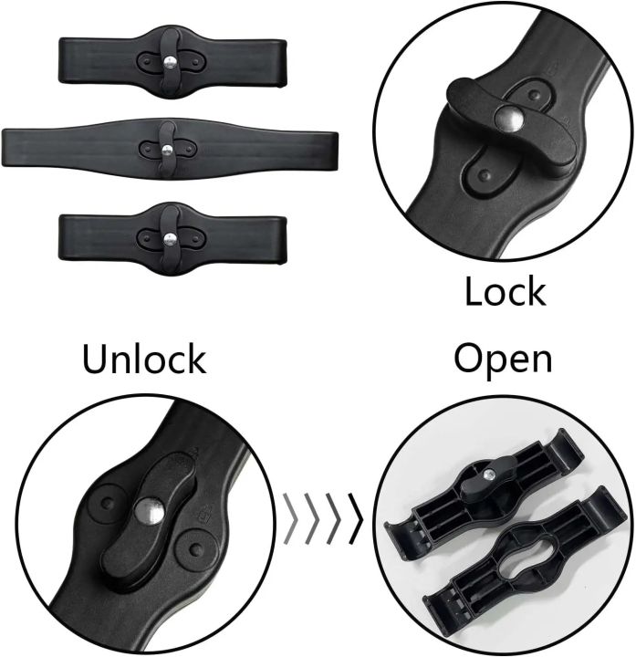 3%20Pack%20Twin%20Pushchair%20Connectors%20Detachable%20%20Adjustable%20Lightweight%20Adapter%20Fasteners%20Universal%20Stroller%20Twin%20Hook%20Quick%20Release%20-%20Image%204