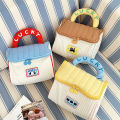 Cute Cottage Makeup Bag for Girls, Large Capacity Skincare Storage Bag, Portable Handheld Travel Wash Bag. 