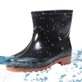 Man Short Rubber Rainboots Rubber Boots For Garden Man Rain Footwear Rain Shoes Mens Water Shoes 11. 