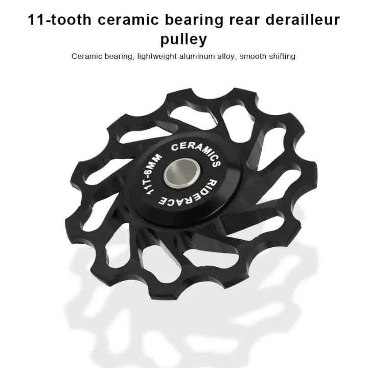 RIDERACE%20Bicycle%20Ceramic%20Rear%20Derailleur%20Pulley%20Wheel%20AL7075%2011T%20Guide%20Bearing%20Jockey%20Pulley%20For%20Road%20Bike%204mm%205mm%206mm%20MTB%20Part%20-%20Image%202