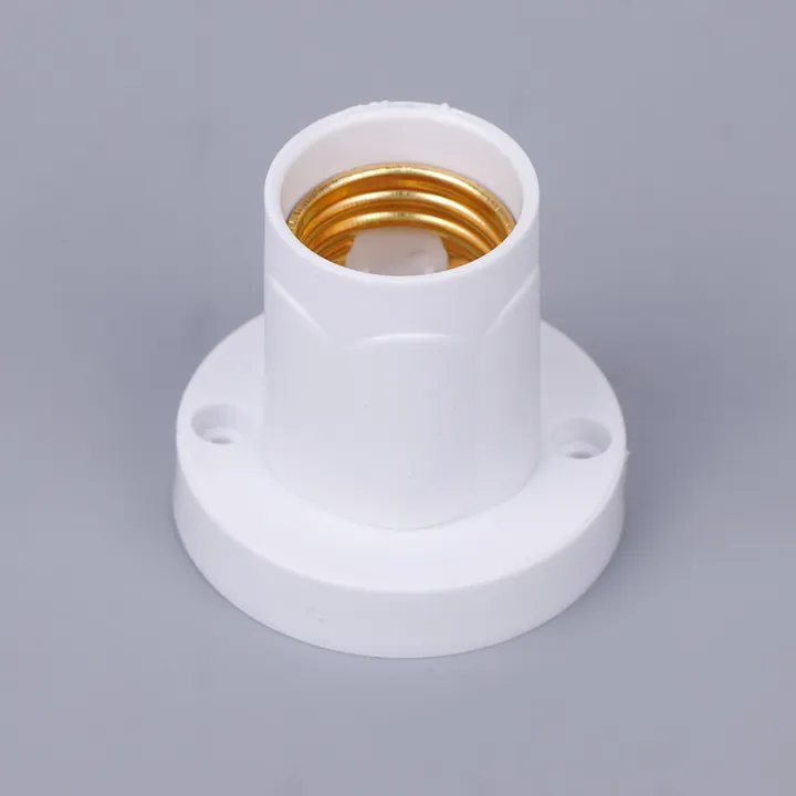 LED Lighting Bulb Socket E27 Socket 10A Flat Head Screw Rotatable ...