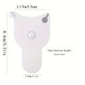 Automatic Telescopic Tape Measure Body Measuring Tape Sewing Ruler Tools Centimeter Tapes For Body Meter Measure White Tools. 